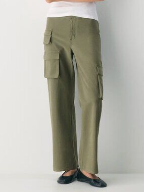 Aritzia Wilfred Free Olive Cargo Pants | Size 6